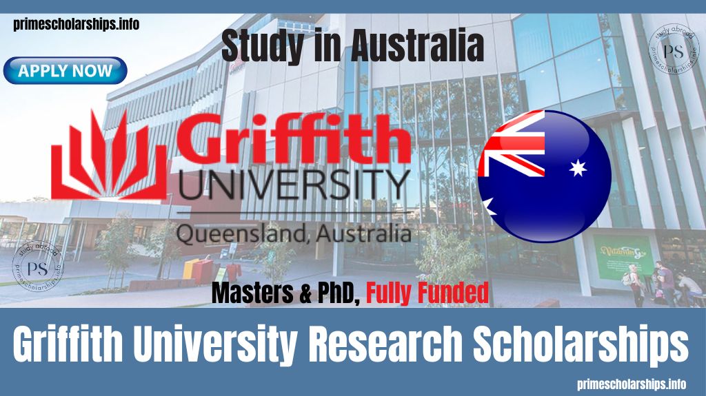 Griffith University Research Scholarships 2024-25 in Australia