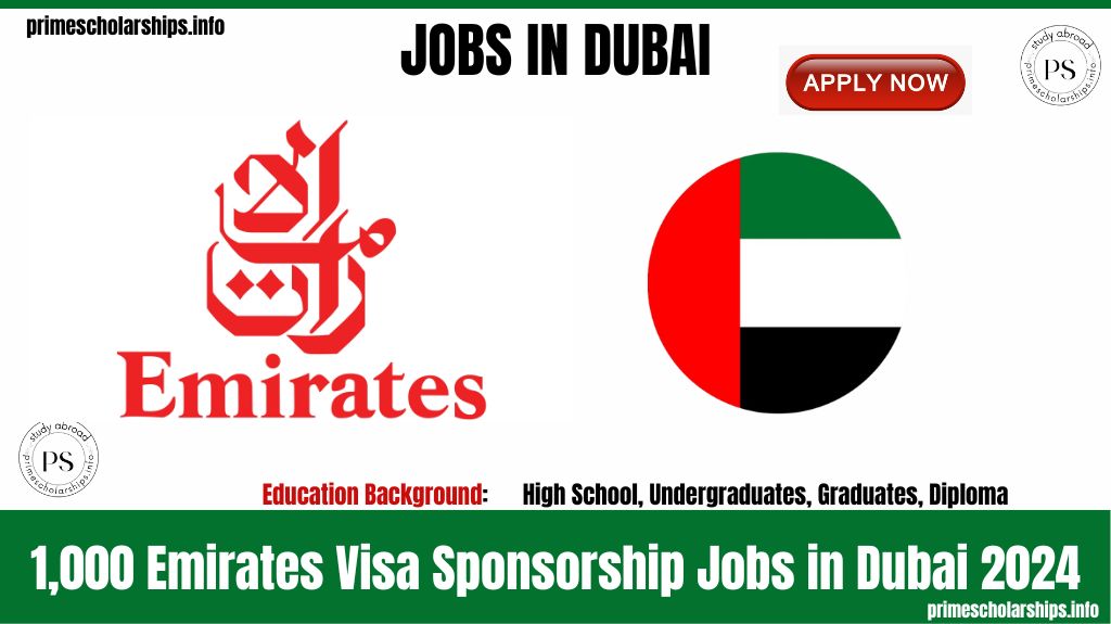 1,000 Emirates Visa Sponsorship Jobs in Dubai 2024