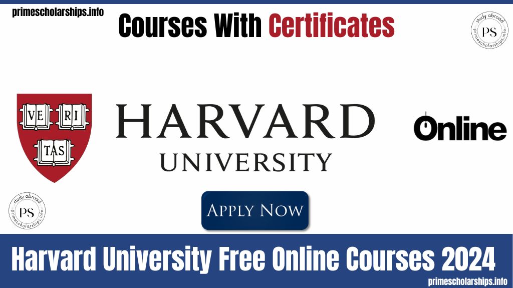 Harvard University Free Online Courses 2024 | Free Certificates
