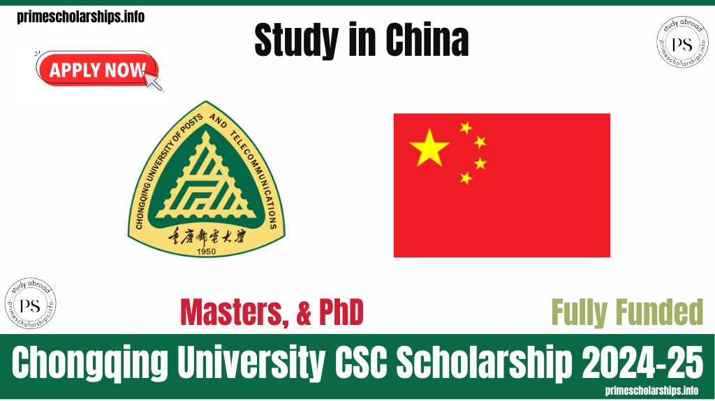 Chongqing University CSC Scholarship 2024-25 in China