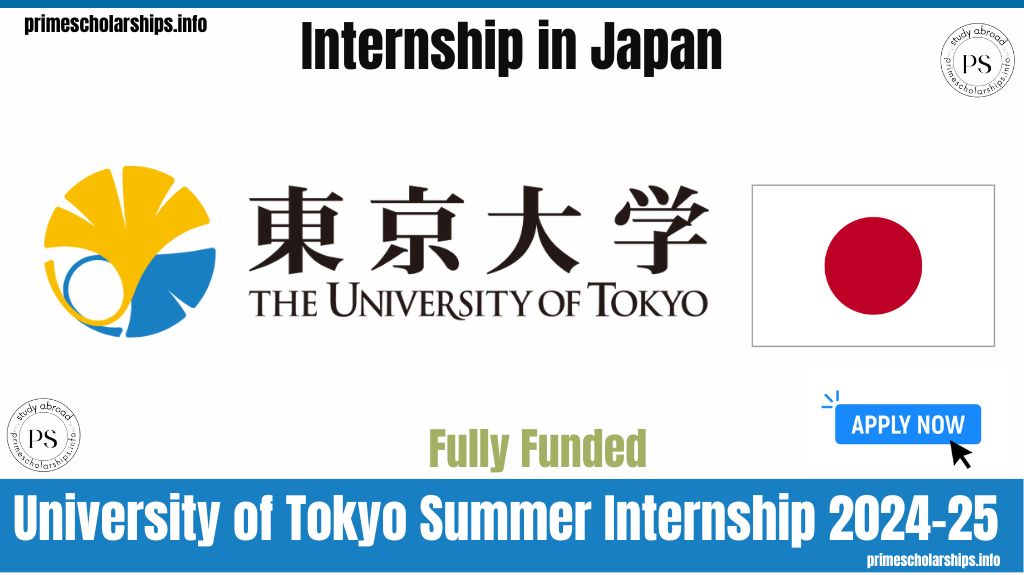 University of Tokyo Summer Internship 2024-25 in Japan